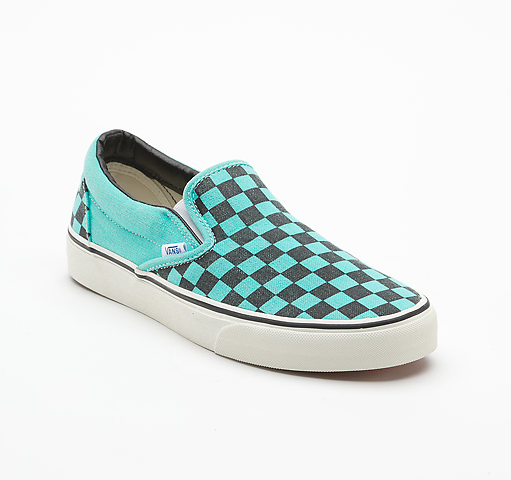 Washed Checker Slip-On