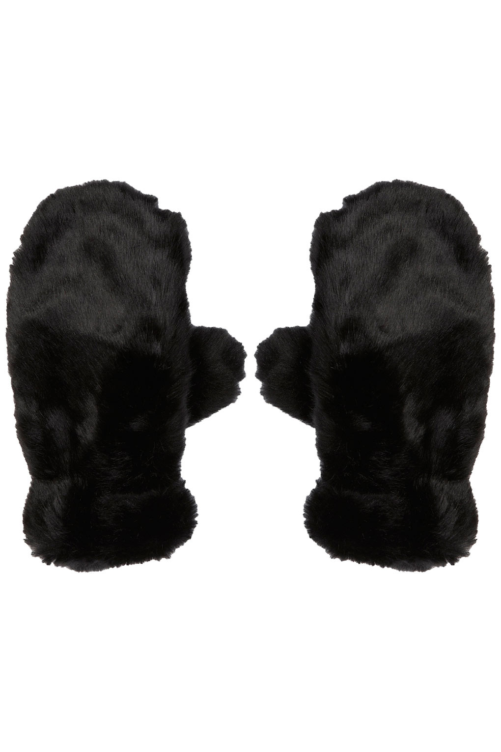 Fur mittens, £18